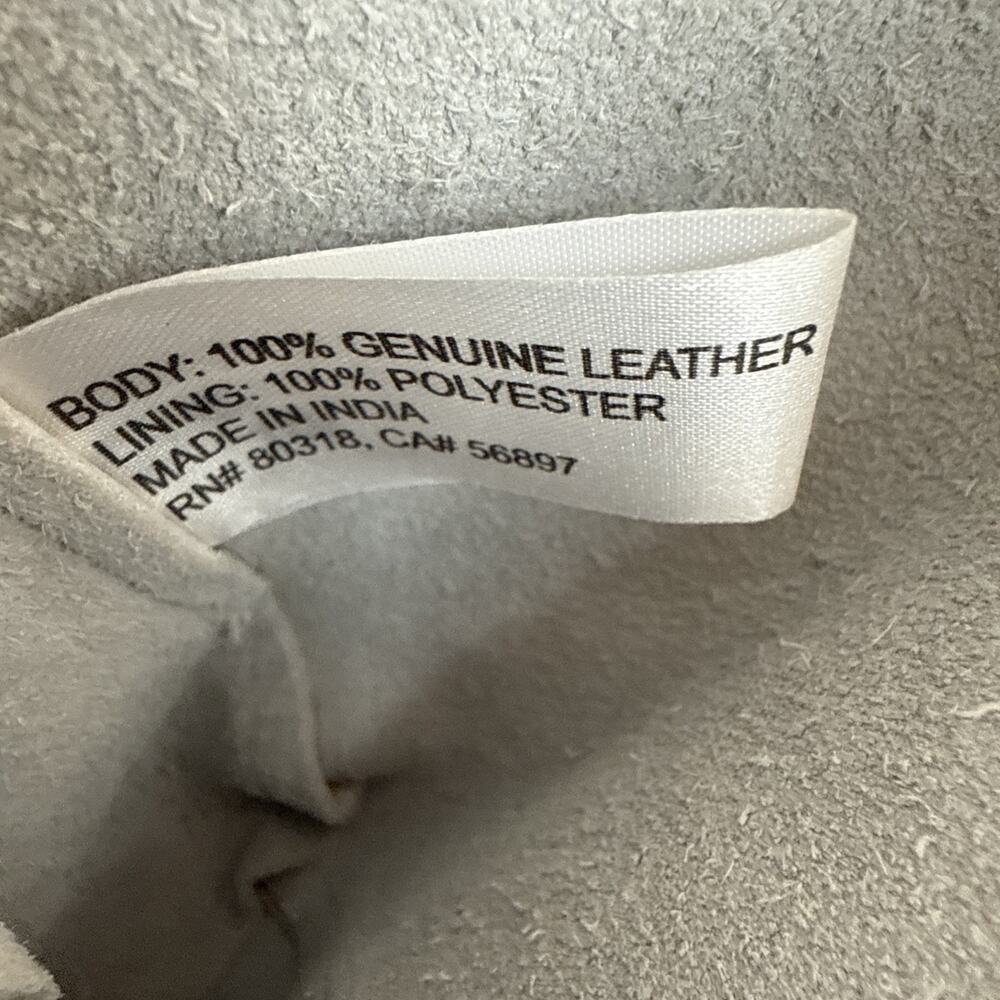 Lucky Brand Jaid Shoulder Tote Bag Purse Shopper Stucco Ivory Pebbled Leather - Picture 10 of 10